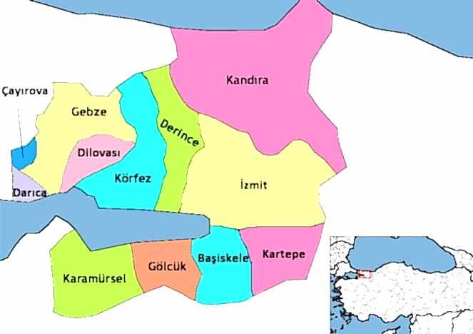 Kocaeli Kurye Konumları