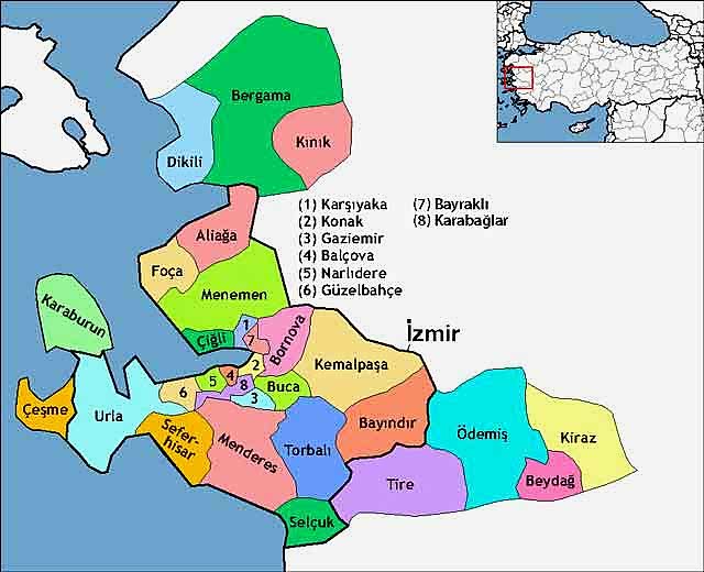 İzmir Kurye Bölgeleri