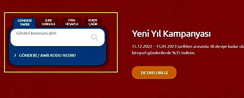 Yurt İçi Kargo Takip