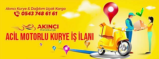 Acil Motorlu Kurye İş İlanı